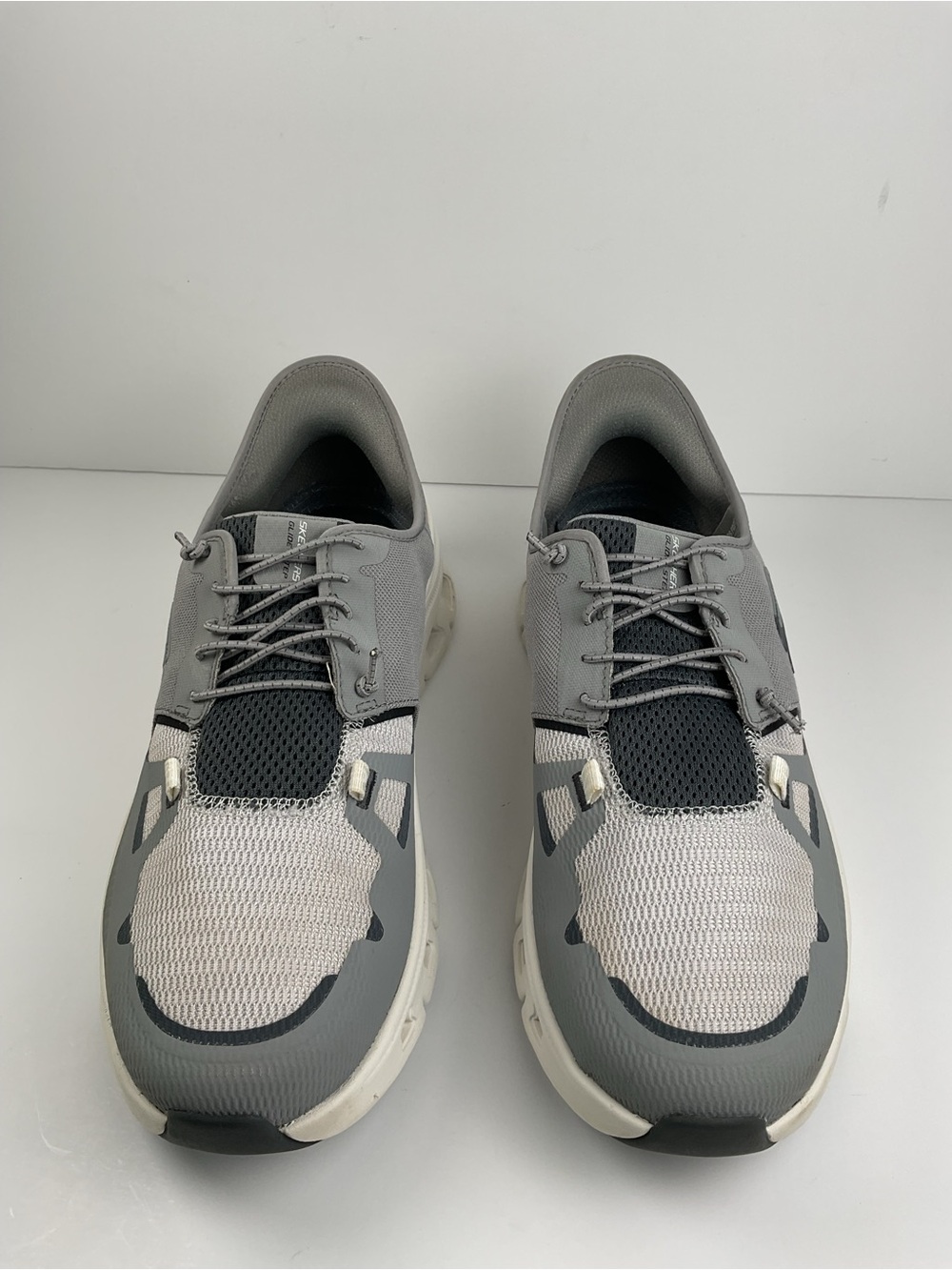 Skechers Slip-Ins Men’s Size 10.5 Gray Hands Free Comfort Walking Shoes - Picture 4 of 11